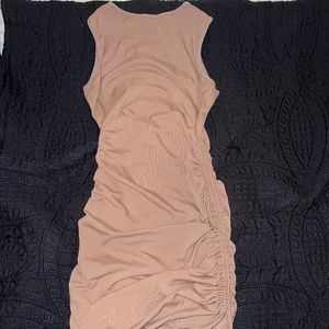 SHEIN Tan Bodycon Dress